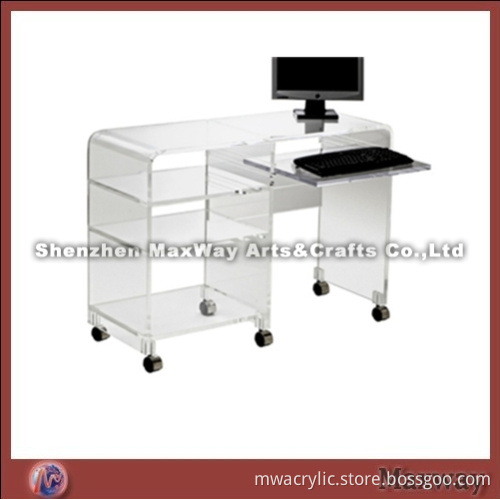 High Grade Acrylic PC Desk with Wheels